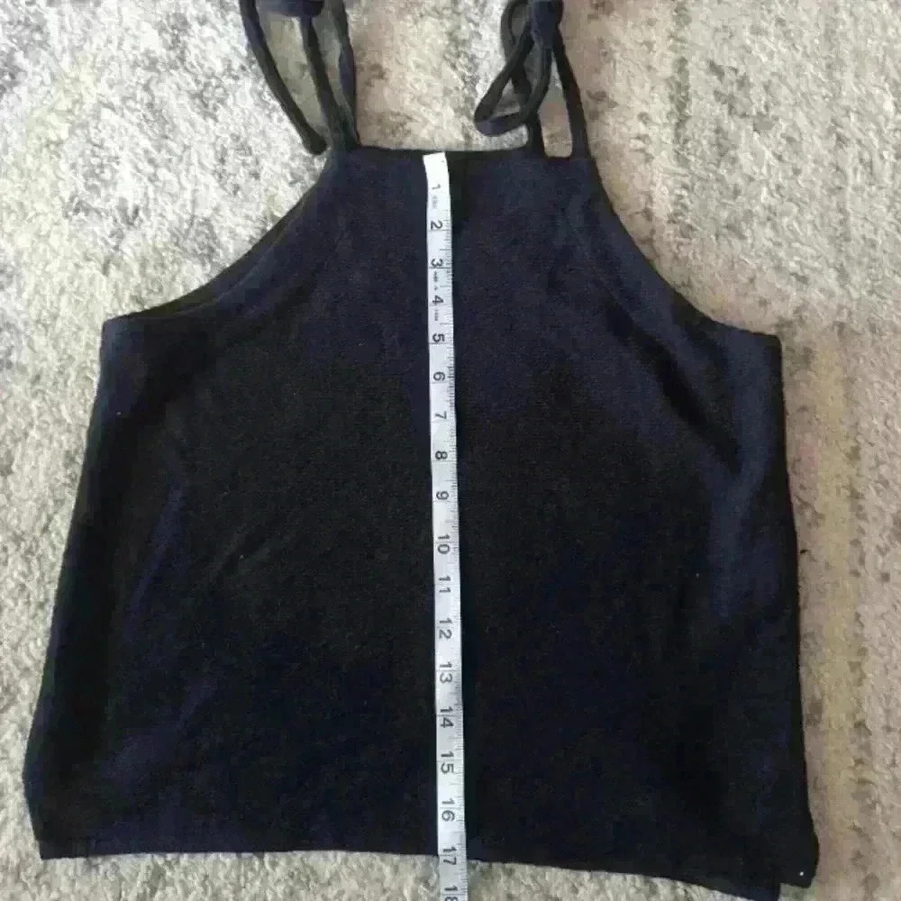 Madewell Women's Black Tie Strap Casual Lightweight Tank Top S - Picture 12 of 12